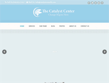 Tablet Screenshot of catalystcenterllc.com